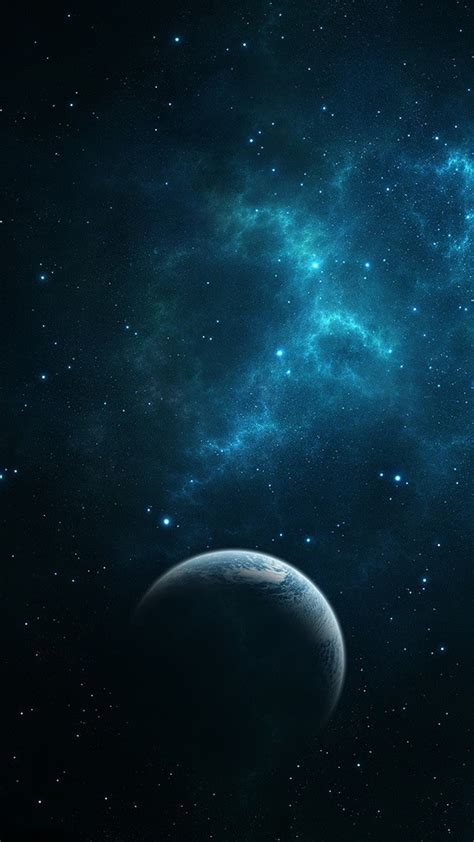 Download Pretty Blue Galaxy Space Hd Background Desktop Wallpaper By