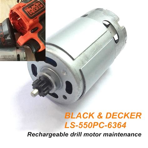 Black Decker 18v Rechargeable Drill Motor Maintenance Ls 550pc 6364