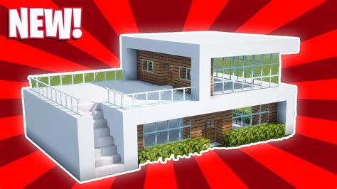 How To Build A Small Modern House In Minecraft Step By Step Encycloall