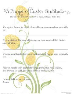 We gather together on thanksgiving day to be thankful to celebrate to thank you, holy god, for loving. Use this prayer at dinner throughout the Easter season! | Lent + Easter | Pinterest | Easter ...
