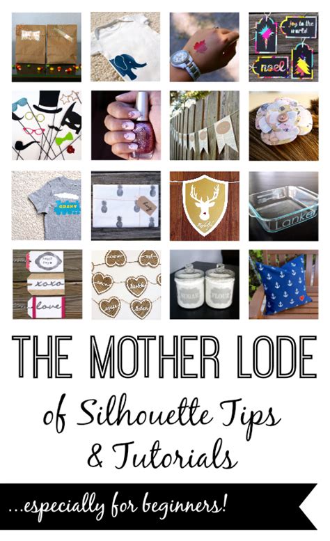 The Mother Lode Of Beginner Silhouette Tutorials The Thinking Closet