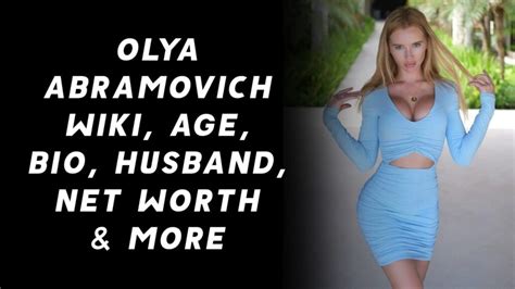 Olya Abramovich Wiki Age Bio Husband Net Worth More TheStarsHuB