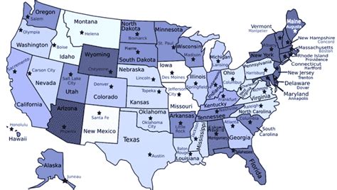 Big Printable United States Map