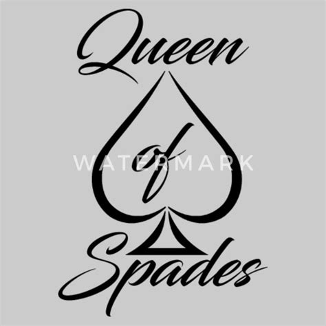 Queen Of Spades Black Shirt Womens Premium T Shirt Spreadshirt