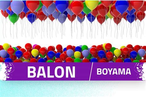 Balon Boyama Sayfaları Çocuk Bilimi İndİr Ve Yazdir