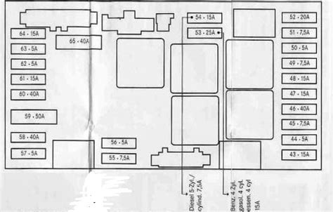 Fuse box location and diagrams mercedes. Mercedes C Class w202 engine c240 - fuse box diagram - Auto Genius