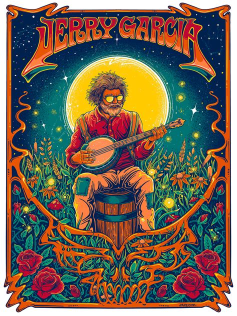 Jerry Garcia By Zazzcorp On Sale Info Bottleneck Gallery