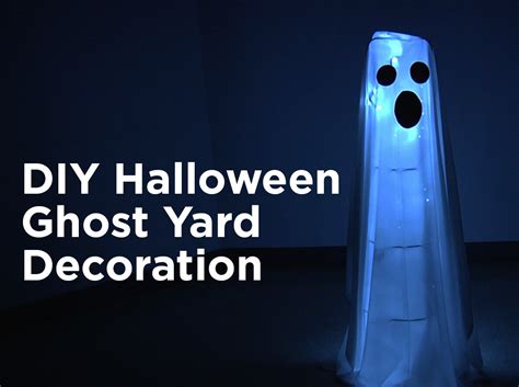 Diy Halloween Ghost Yard Decoration — 1000bulbs Blog