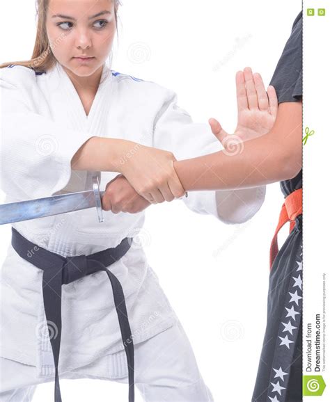 Martial Arts Self Defense Stock Image Image Of Uniform 78994377