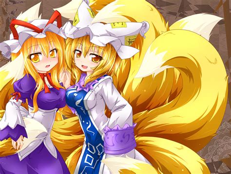 Animalears Blondehair Foxgirl Hat Kazamikarasu Longhair Multiple