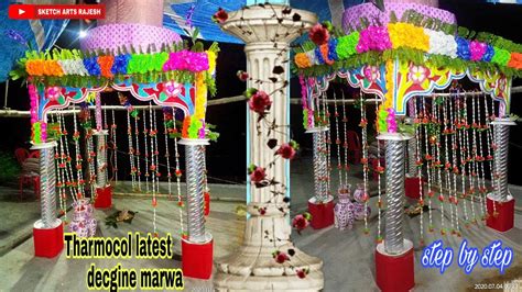 Tharmocol Marwa Design Decorationlatest Wedding Marwa Decoration With
