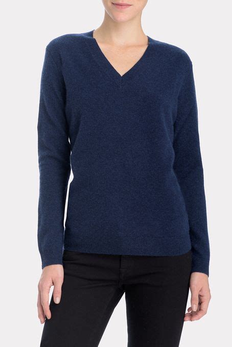 The Cashmere V Neck Sweater From White And Warren The Epitome Of Casual