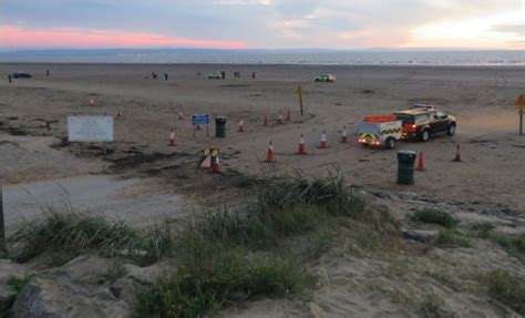 Brean Beach Cordoned Off After 15lb Ww2 Shrapnel Shell Is Found