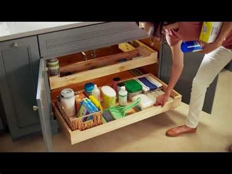 We deliver directly to american homes. KraftMaid Sink Base Roll-Out Trays | Kraftmaid, Under ...