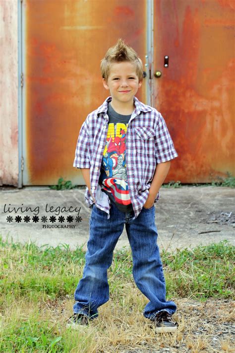 Living Legacy Photography 6 Year Old Boy Session Urban Outdoor Natural