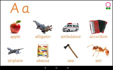 Abc Alphabets Vocabulary And Words Learning For Kids For Android Apk