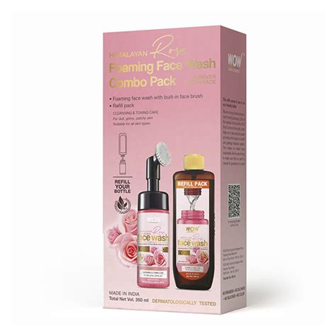 Buy Wow Skin Science Himalayan Rose Foaming Face Wash Combo Pack 1s