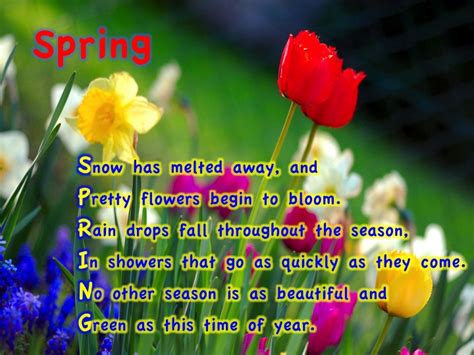 Spring Poetry Quotes Quotesgram