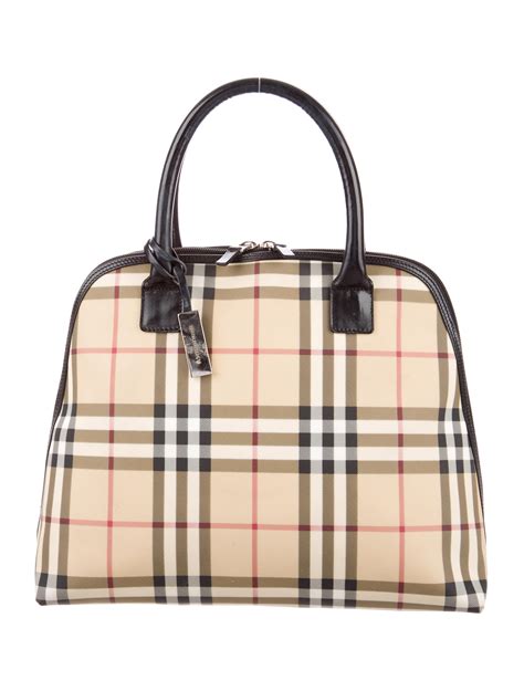 Burberry Nova Check Small Orchard Bag Neutrals Handle Bags Handbags
