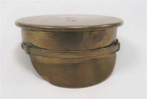 Ww1 Trench Art Shell Peaked Cap