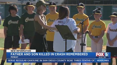 Father Son Killed In Crash Remembered Youtube