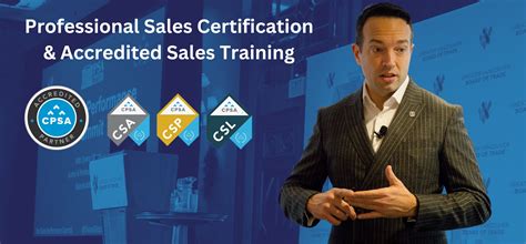 Professional Sales Certification and Accredited Sales Training