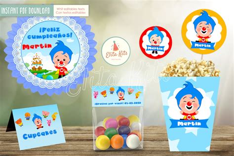 Decoracion De Payaso Plim Plim Kit Para Imprimir Gratis