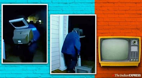 Man With ‘television On Head Leaves Tvs Outside Virginia Homes Video