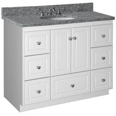 H simplicity vanity center basin with side drawers in dewy morning with 226 reviews. vanity | Bathroom vanity base, 42 inch bathroom vanity ...