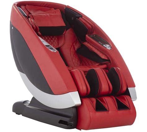Red Super Novo Zero Gravity 4d S And L Track Massage Chair Recliner By Human Touch