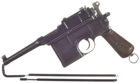 Mauser Model 1896 Bolo Broomhandle Semi Automatic Pistol Rock Island