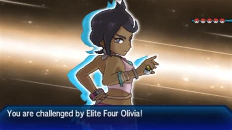Pokémon Ultra Sunultra Moon Elite Four Olivia Youtube