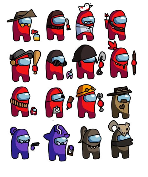 Among Us Stylised Tf2 Characters There S Two Ocs In The Top Right Oops Tf2