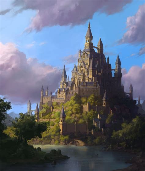The Castle Whihoon Lee Whinbek Fantasy Castle Fantasy Landscape