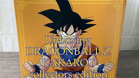 The collector's edition of dragon ball z: Dragon Ball z: Kakarot Collectors Edition Unboxing - YouTube