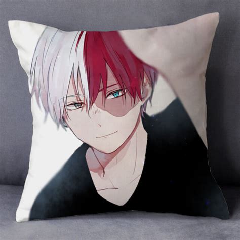 X Cm My Hero Academia Todoroki Shoto Anime Throw Decorative Pillow Case Ebay