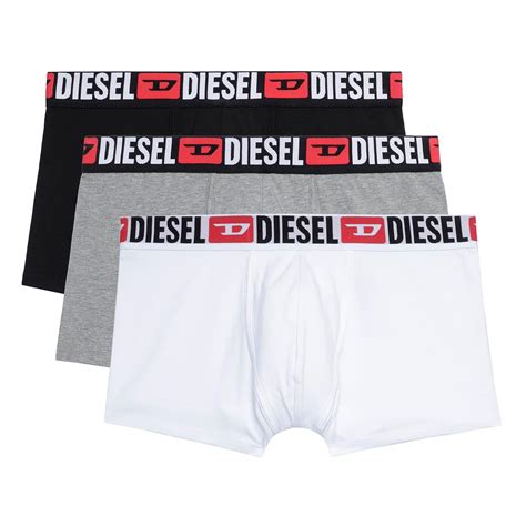 Diesel Damien 3 Pack Boxer Shorts Mens Trunks