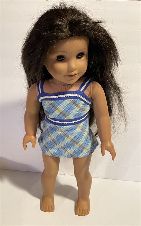 2014 American Girl 18 Doll Black Hair Brown Eyes Ebay