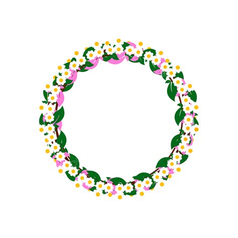 Circle Funeral Wreath Flower Frames Circles PNG And Vector With