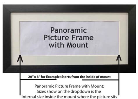 Standard Size For Panoramic Picture Frame
