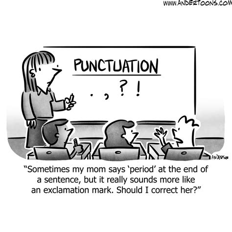Punctuation Cartoon 8402 Andertoons