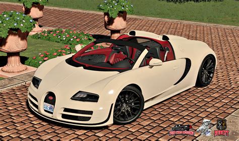 Bugatti Veyron Grand Sport Vitesse V10 Fs19 Farming Simulator 19 Mod