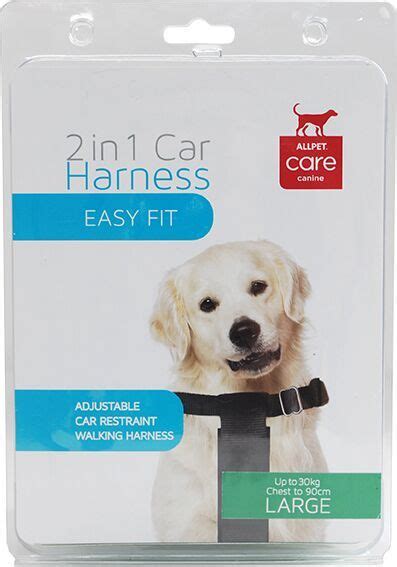 The best dog car harness is the sleepypod clickit, which includes multiple sizes with various designs and has been thoroughly crash tested for maximum safety. ALLPET 2 in 1 Dog Harness for Car & Walking - Large - Up ...