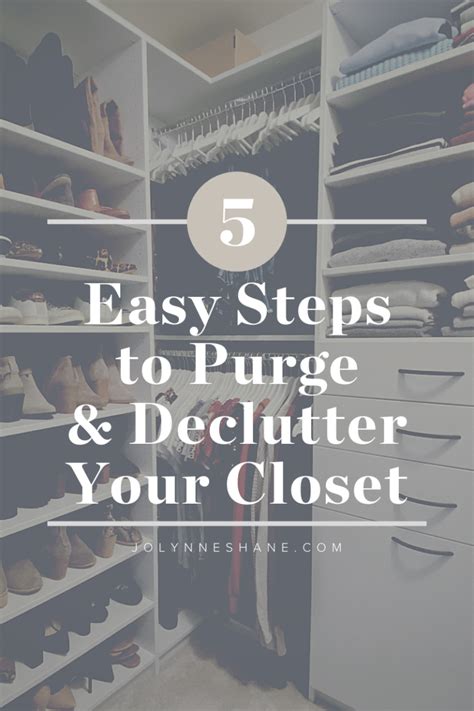 How To Purge Your Closet And Love Your Wardrobe Jo Lynne Shane