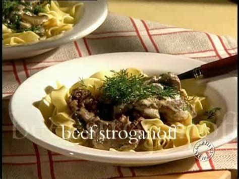 1 cup of stroganoff mixture and blend with flour follow package directions for hamburger helper beef stroganoff mix. Video: Beef Stroganoff | Martha Stewart