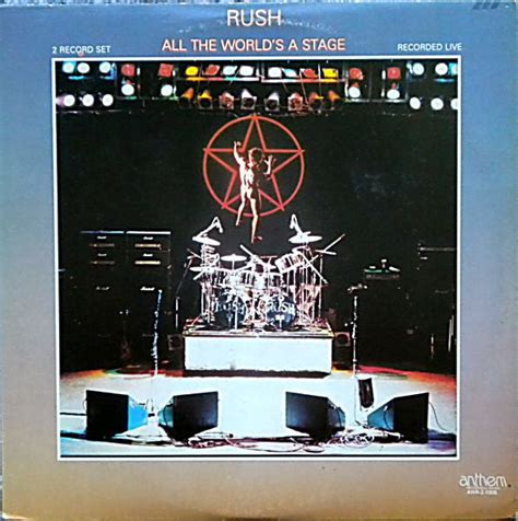 Rush All The Worlds A Stage 1977 Rare Vinyl Pursuit Inc