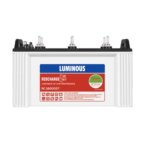 Luminous Red Charge Rc18000st 150ah Price From Rs7800 Buy Luminous