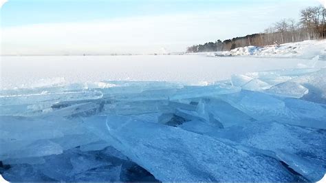 Waves Of Ice On Lake Superior Incredible Pile Up Youtube