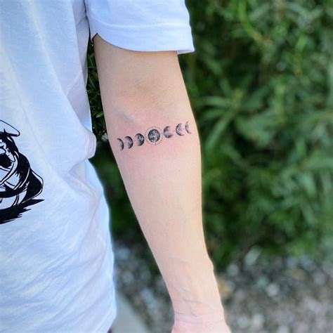 Tatuagem De Fases Da Lua Ideias Supercriativas Para Fazer A Sua