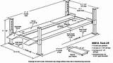 2 Post Lift Dimensions Images